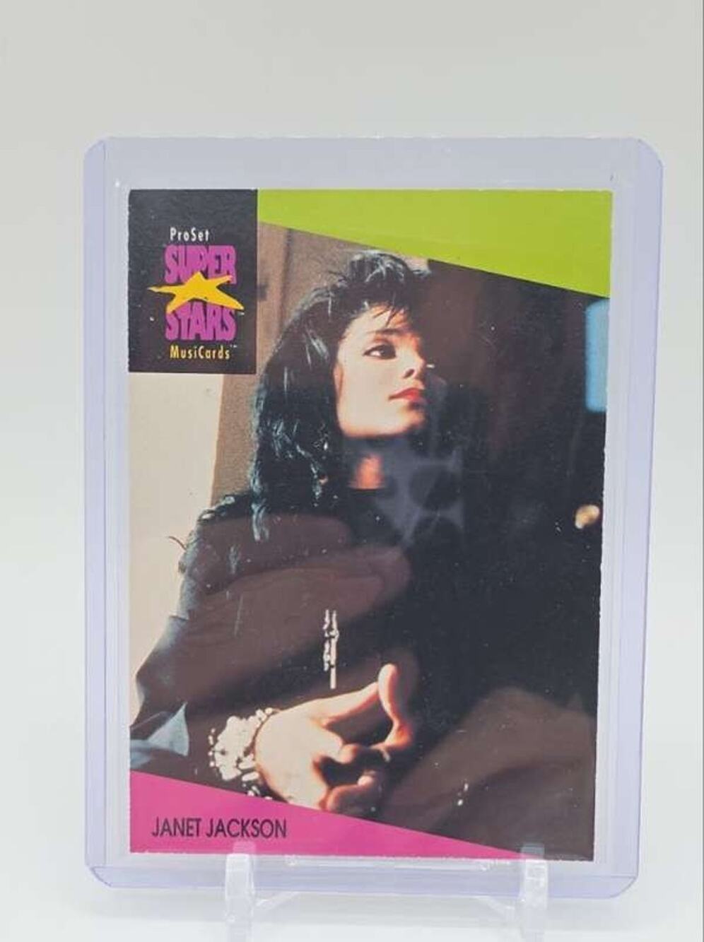 1991 Pro Set SuperStars MusiCards #57 Janet Jackson Card